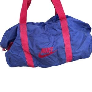 Vintage Nike Duffle Bag Athletic Embroidered
